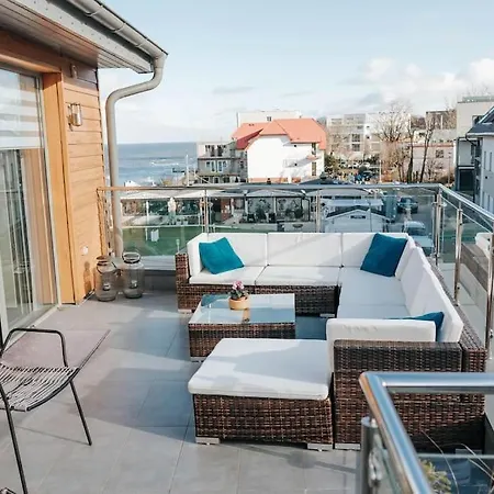 Penthouse Na Klifie Apartmán Ustronie Morskie